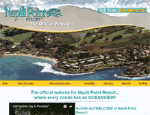 Tablet Screenshot of napili.com